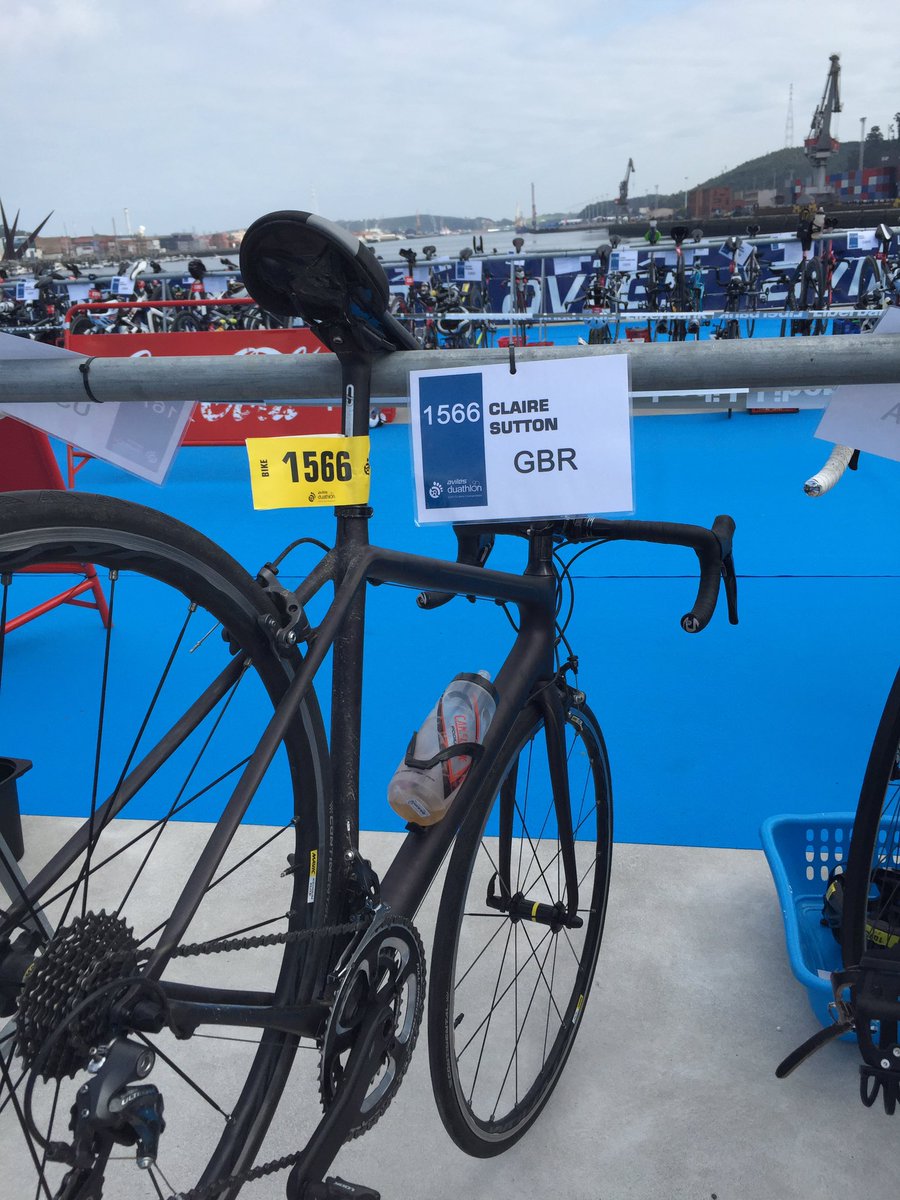 Osteopathclaire's tweet photo. @Cadencebikeshop the Evo did me proud! 6th in my age group world champs duathlon! #aviles2016 https://t.co/DFjWIEKKv0