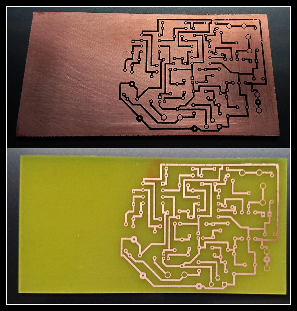 mutleytv's tweet image. Phaser board printed and etched. Now for the drilling. #guitar #pedal #pcbdesign #dontbuyitbuildit