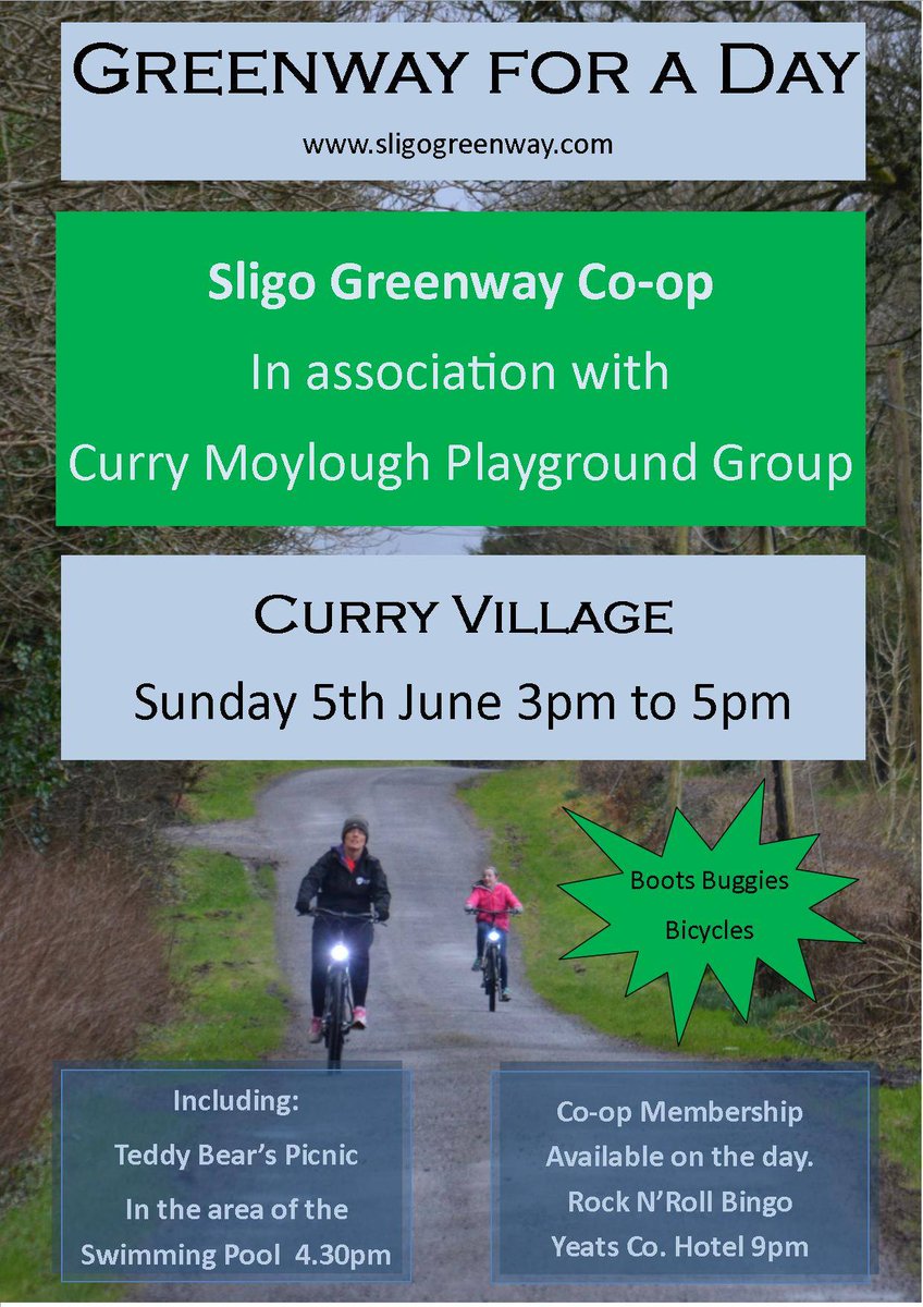 GreenwaySligo's tweet image. Today&apos;s the day. #Sligo&apos;s very own #Greenway opens for one day only.
@sligotourism 
#sligohour
@sligotoday