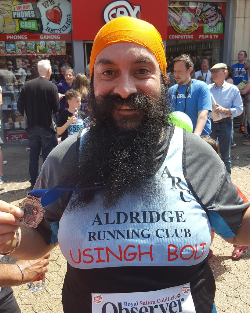 USingh_Bolt's tweet image. #greatmidlandsfunrun completed. Very warm towards the end. But a really good 8.5 mile race. #gmfr