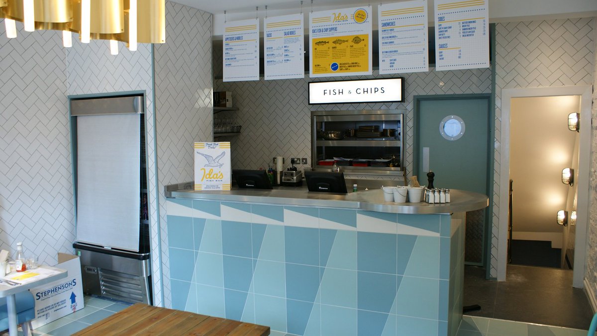 LtdPgr's tweet photo. Work completed @idasfishbar Project run by PGR Maintenance.We wish owners success in their new business venture! https://t.co/UFMICMMpun