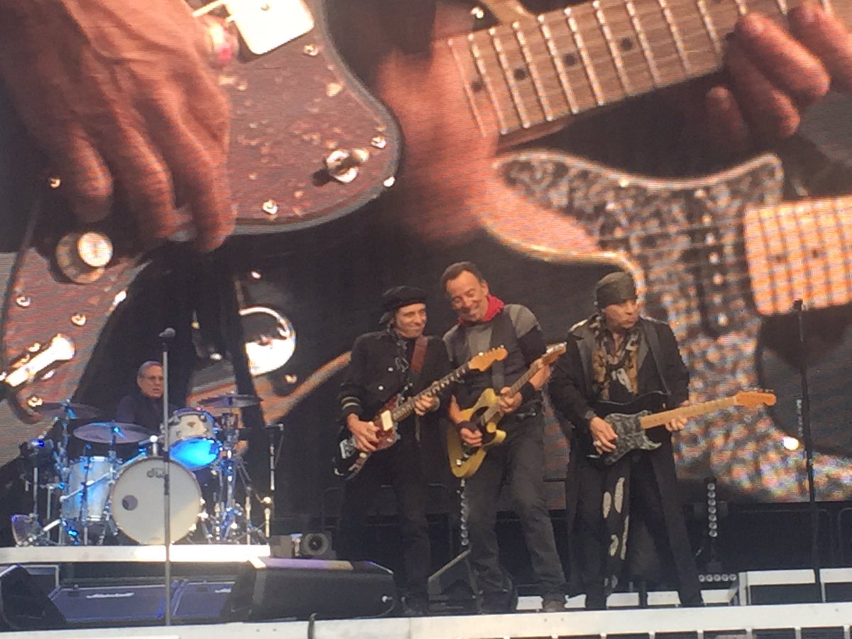 Lesreidpolitics's tweet photo. Another of my Bruce & E Street pix from pit at #SpringsteenCoventry. Now for #springsteenwembley. #Springsteen https://t.co/RI9ho3viNs