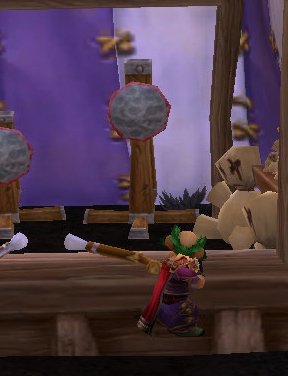 darknhazy's tweet image. Has to climb on counter to fire at target #Warcraft #GnomeIssues
