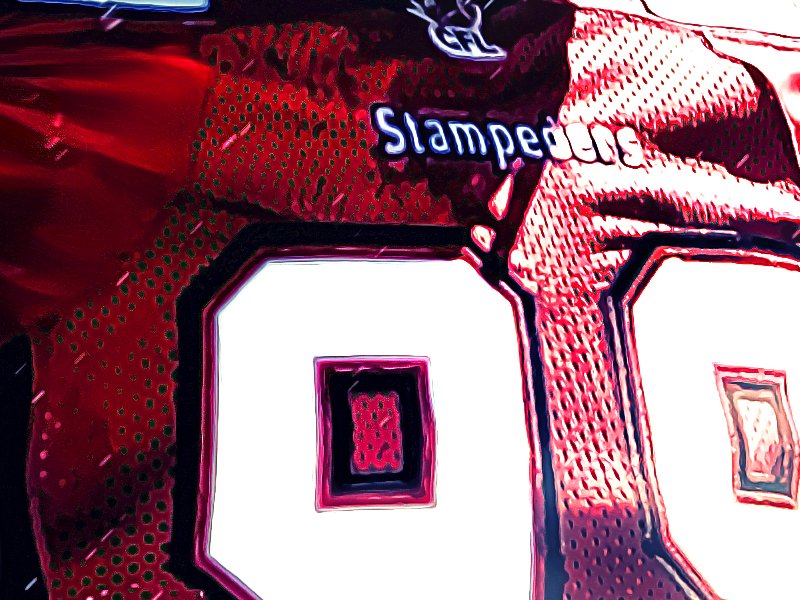 thatmattsharpe's tweet photo. CONTEST: RT + FOLLOW @daringsharpe to enter to WIN a @CoreyJMace/@calstampeders SIGNED 8x10! #CFLTC https://t.co/dyju6RQhEI