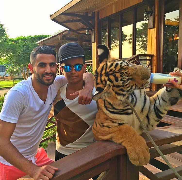 The best premier league player <a href="/Mahrez22/">Riyad Mahrez</a>.. great having you at the farm!