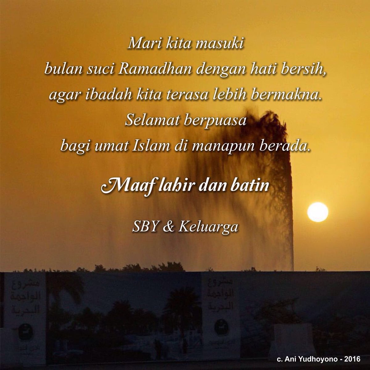 SBYudhoyono tweet picture