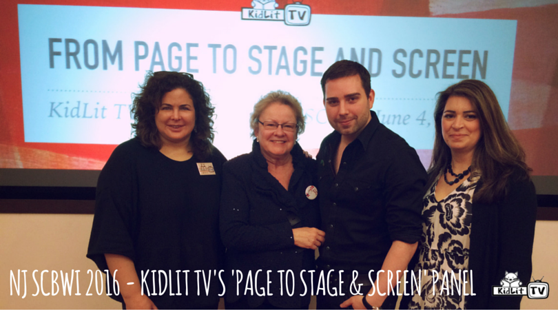 KidLitTV_NYC's tweet photo. .@JulieGribbleNYC w/our esteemed panelists @tishrabe #JonathanRockefeller @mcorvisiero at #NJSCBWI16. @scbwi #kidlit https://t.co/XjYTVE8IQZ