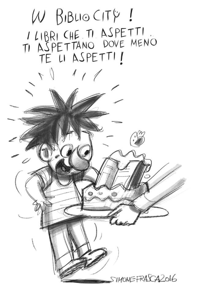 #autore #illustratore Simone Frasca per #Bibliocity #trani #illibrosiaconte
#ilibrichetiaspettidovemenoteliaspetti