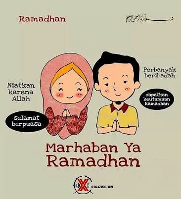 Marhaban ya Ramadhan! Selamat menunaikan ibadah puasa bagi yang melaksanakannya, tetap semangat beraktifitas ya,huha