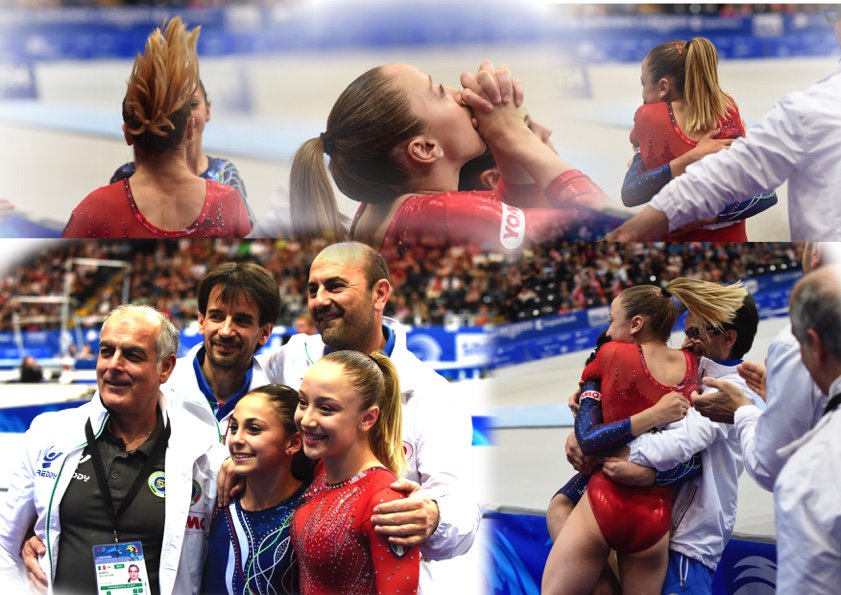Huge Italian emotions, winning the Junior #EcBern2016 vault title! Congratulations!