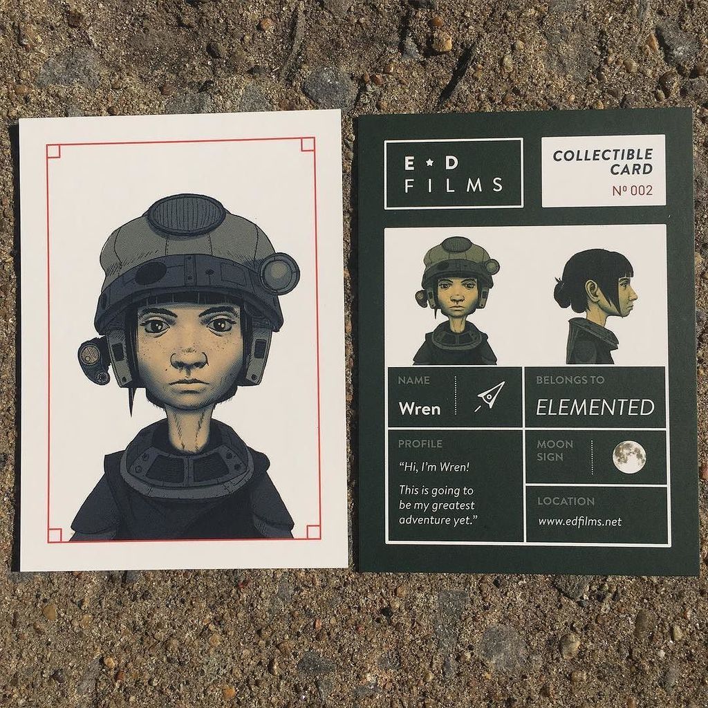 edfilmsworld's tweet photo. Wren of #ELEMENTED collectible card #character #story heading to @annecyfestival next week… https://t.co/Jm3zW0BGpZ https://t.co/i80io6VPBE