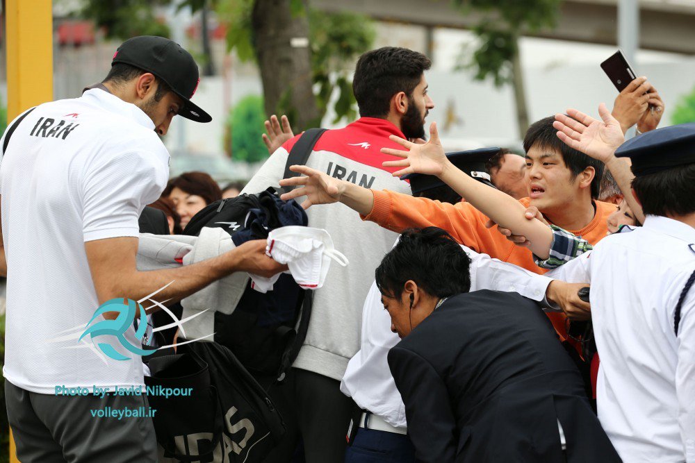 Iranvolleyball's tweet photo. A very happy final day for #Teamiran at the #WOQT @FIVBatOlympics @FIVBVolleyball #HelloRio https://t.co/ftqLEOCvq2