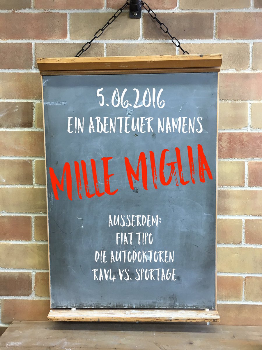 Wer nicht dabei war, muss es gesehen haben: die #MilleMiglia bei #vox #automobil. Das und mehr ab 5 auf <a href="/VOXde/">VOX</a>.