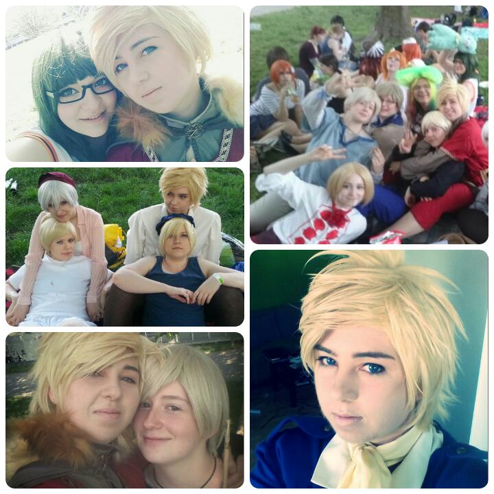 Silverfoxychan's tweet photo. 2 days Anime Messe, fun with old and new friends #starcos #hetalia #nordics https://t.co/7EtzRti7Nb