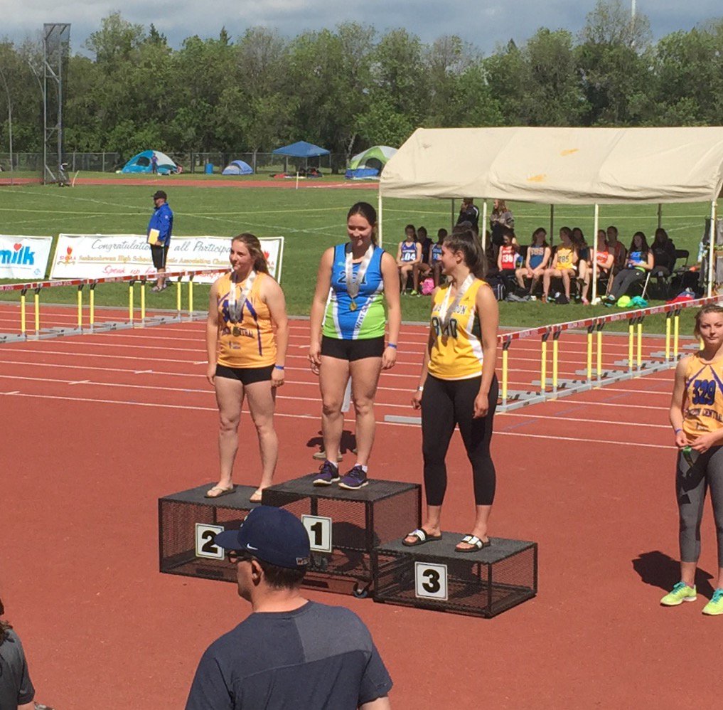 SirLancealot30's tweet photo. Great weekend for Kennedy Mann at provincials track.  Gold in discus, 5th in javelin, 6th in shot. #DCSwildcats https://t.co/nGBiqblo6A