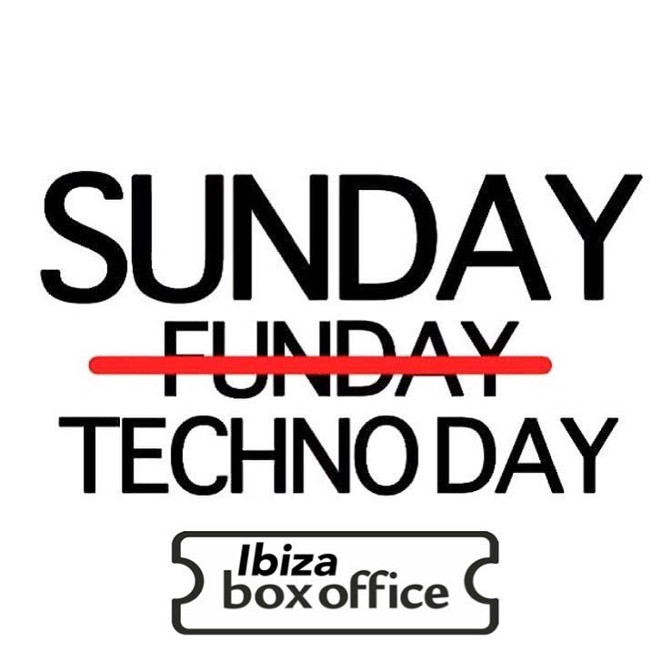 Ibiza_BoxOffice's tweet photo. Everybody loves TECHNO SUNDAY!! ❤️ RT https://t.co/8x5h1VJoi5
