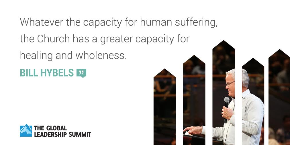 Whatever the capacity for human suffering, the church has a greater capacity for healing and wholeness.