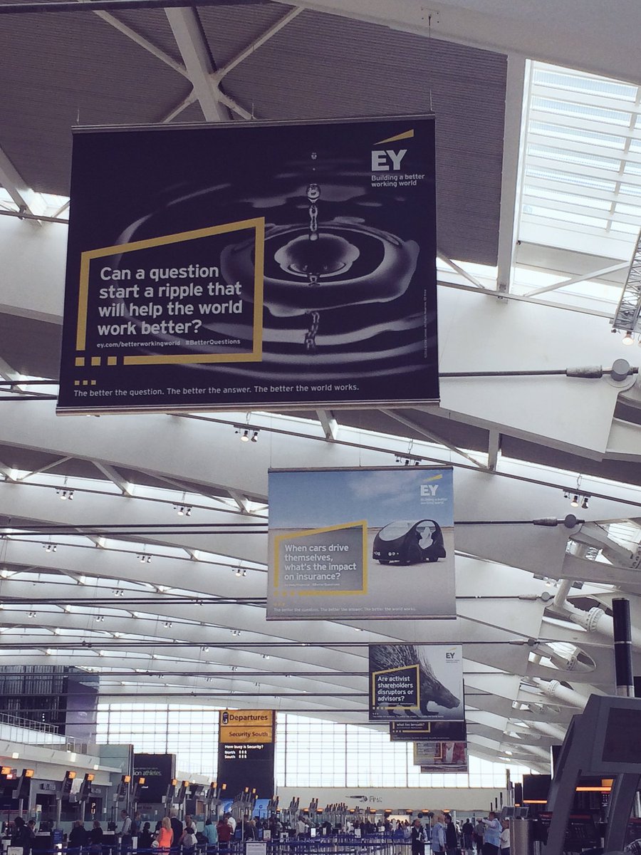FarrahEkeroth's tweet photo. Nice to see our global ads taking over Heathrow! #EY #betterquestions #BBWW https://t.co/eNKu4rTjvv