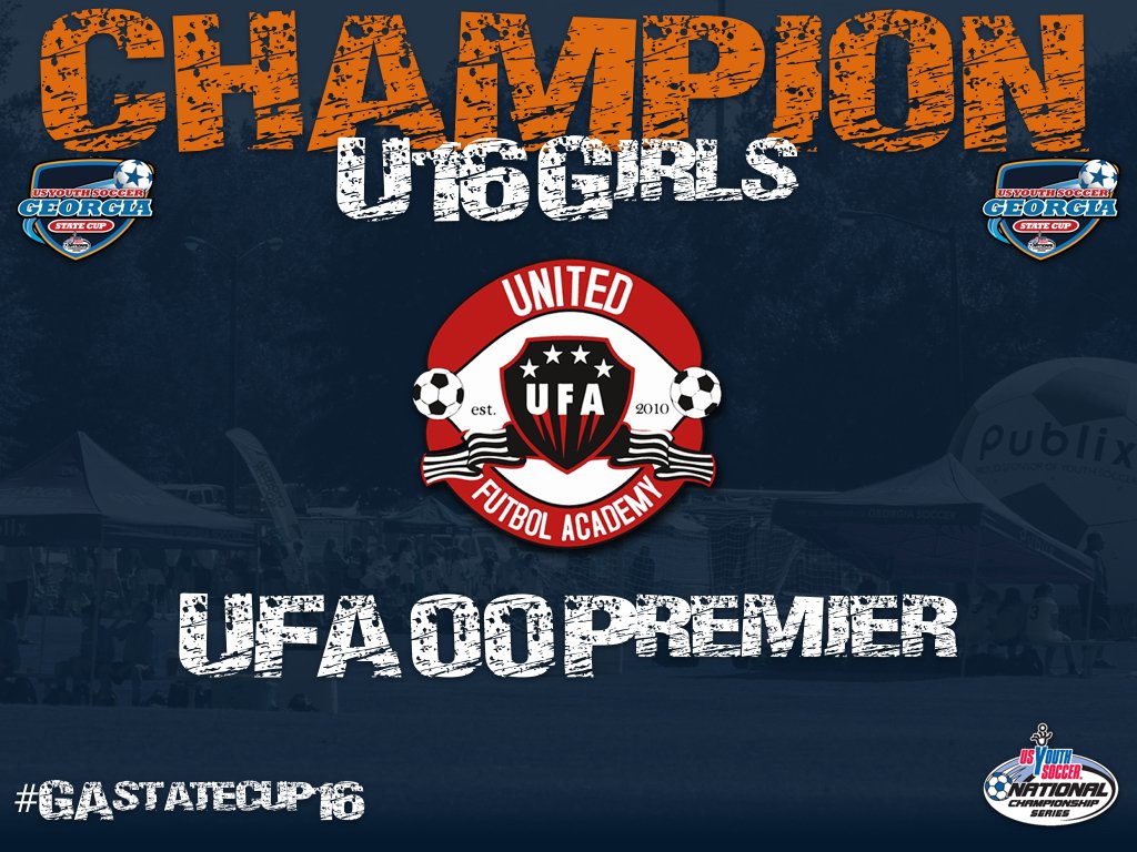 GeorgiaSoccer's tweet photo. 🏆CHAMPIONS🏆

U16 Girls @United_FA 00 Premier

#GAStateCup16 https://t.co/1Jr77A5jrx