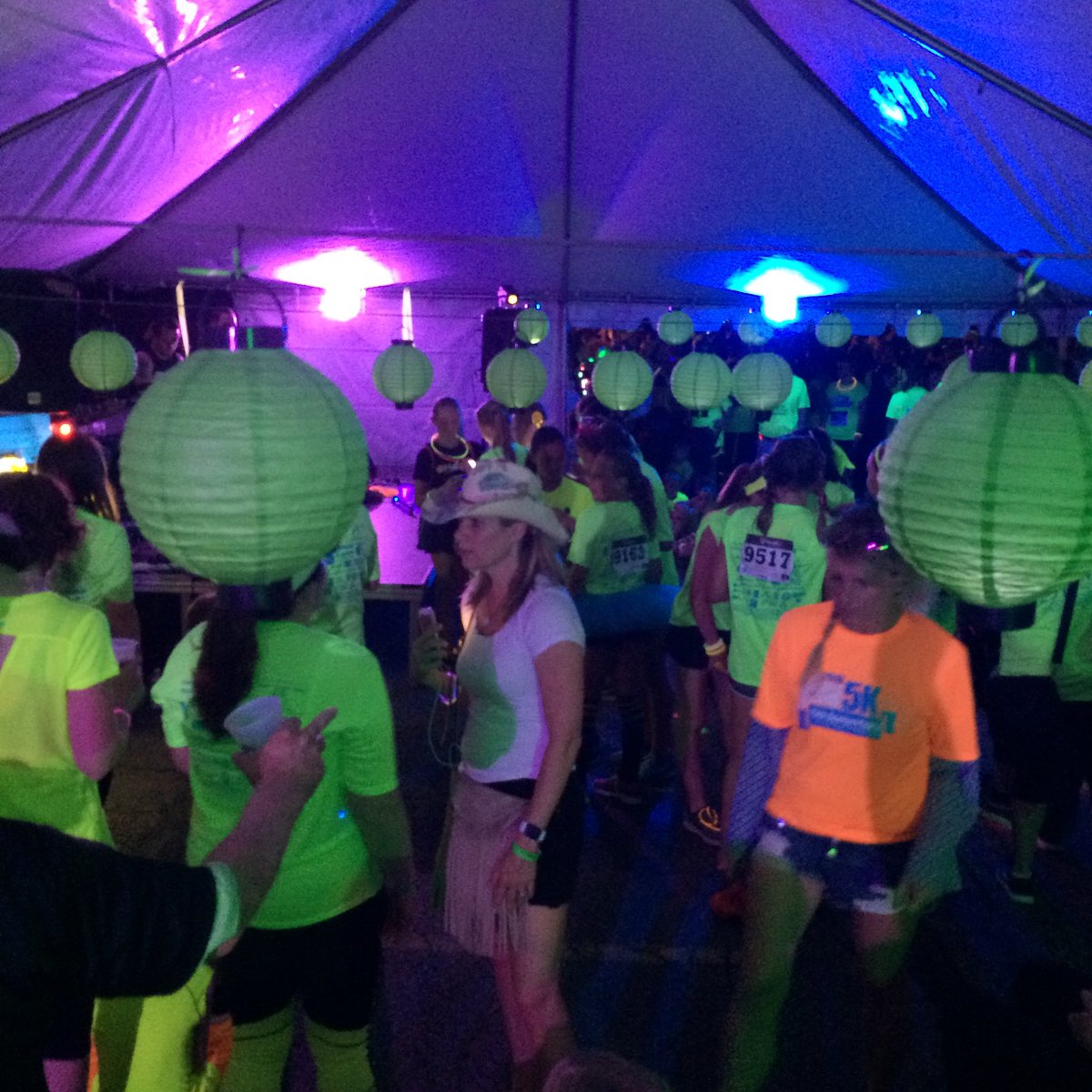 So much fun at the glowrun5K #naperglow2016 #gotr girls rocked it!