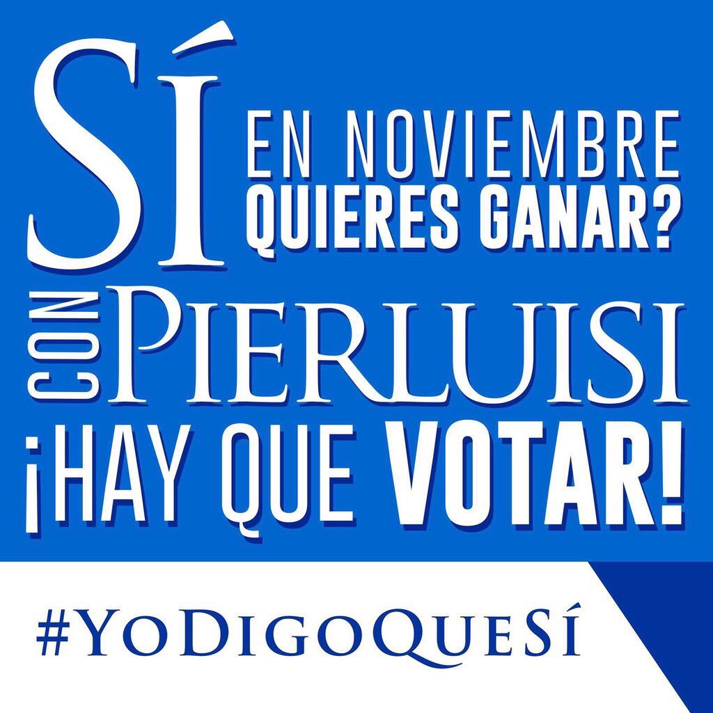 JuventudDiceSi_'s tweet photo. ¡Llegó el día! ¡Sal a votar! ¡Garantiza el triunfo de la Palma! ¡Vota por  @PierluisiPNP ! #YoDigoQueSí https://t.co/ExvRnpTXKE