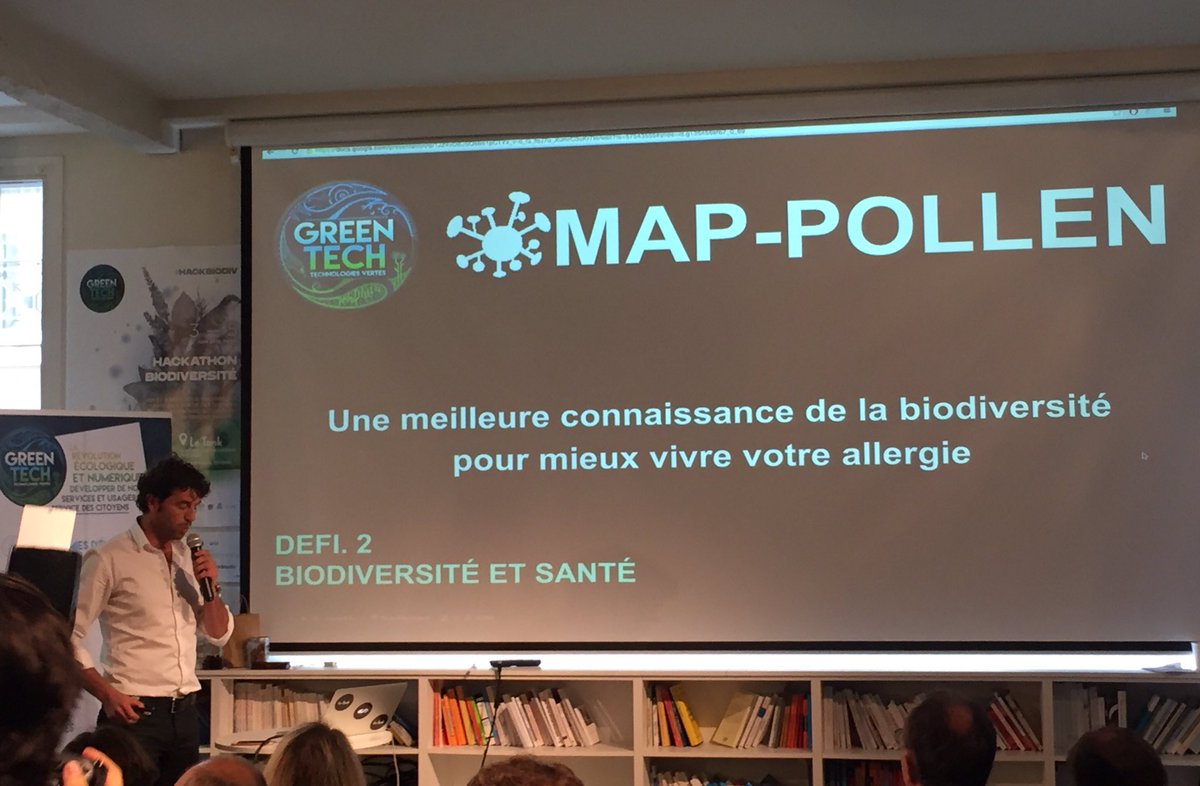 barbarapompili's tweet photo. MapPollens : 1 appli pr permettre aux allergiques d'éviter les zones de concentration #HackBiodiv #DesSolutions https://t.co/VcrhlbTI6t