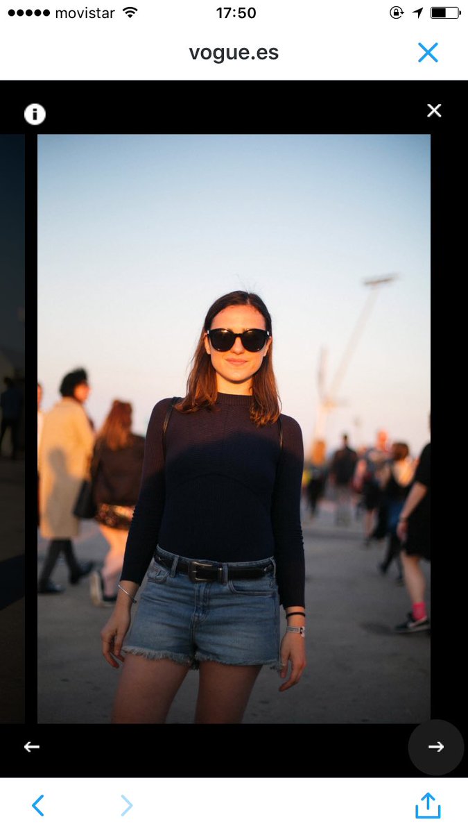 👌🏾 <a href="/SolePerezMoya/">Sole Pérez Moya</a> #spotted <a href="/VogueSpain/">Vogue España</a> #streetstyle #PrimaveraSound2016 #hmxfans