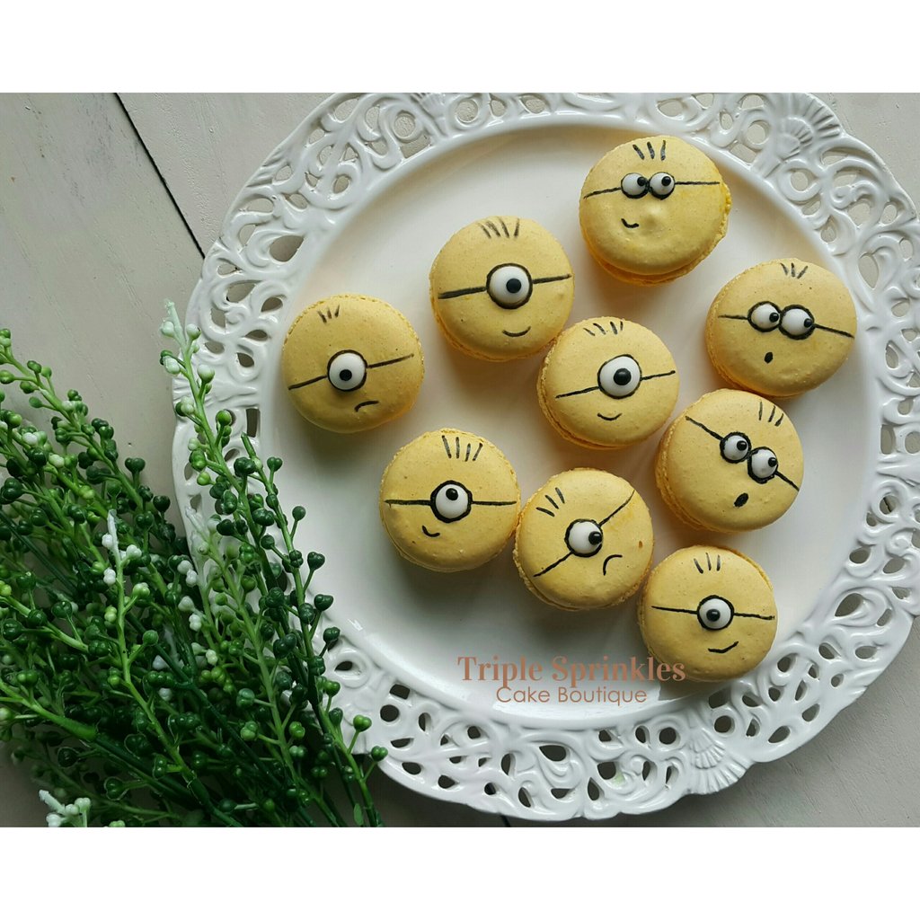pink_pegaga's tweet photo. #minions #macarons #alltimefav #cute #comel #kotakinabalu #kkcity #fancymacarons https://t.co/MiCXrOfroS