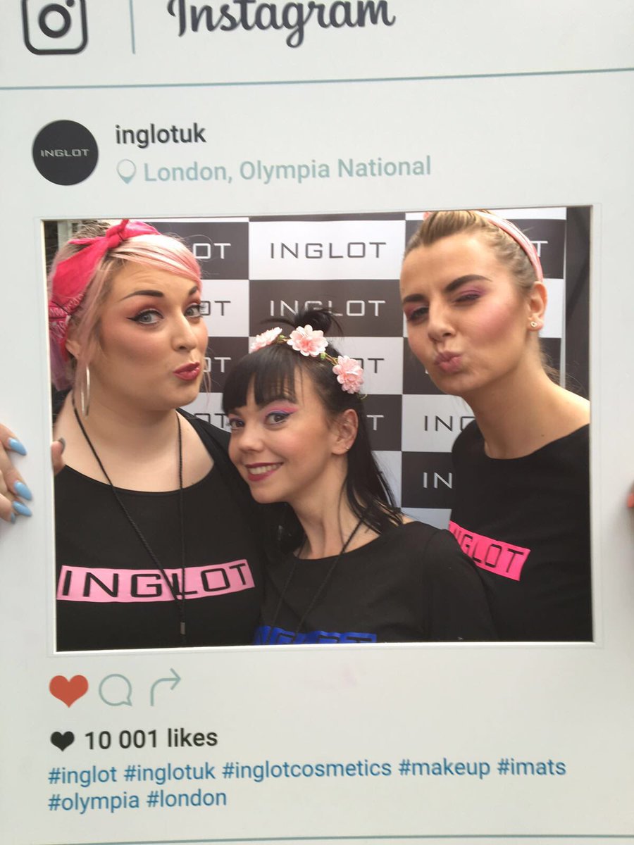 Having some fun with our Insta Prop... Take a selfie with Inglot UK :) 

<a href="/IMATS/">IMATS</a> @INGLOT_USA #inglot #imatslondon