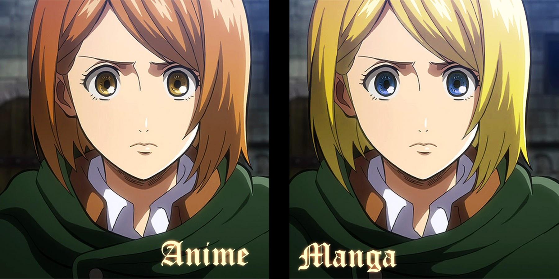 Attack on Titan Anime VS Manga - Part 1  A Complete Comparison of the  AoT's Manga and Anime 