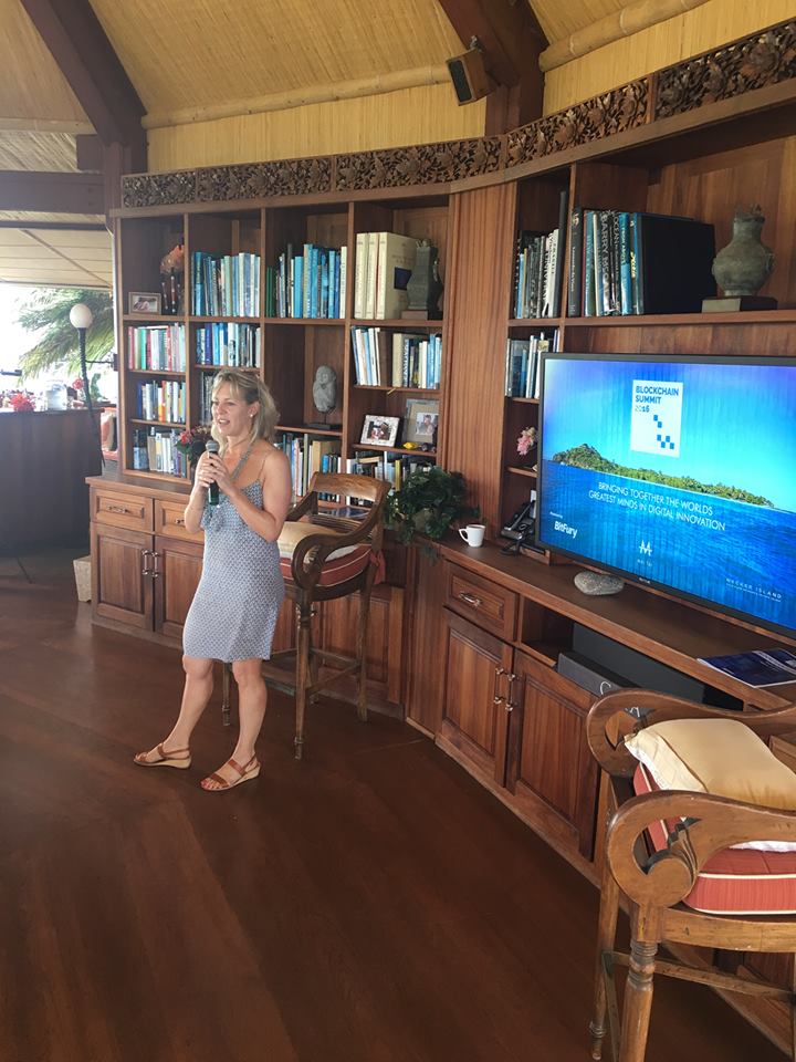 So many smart women at the <a href="/bitfury/">Brian</a> Blockchain Conference on <a href="/richardbranson/">Richard Branson</a> Necker Island! @katiehaun- Katie Haun!