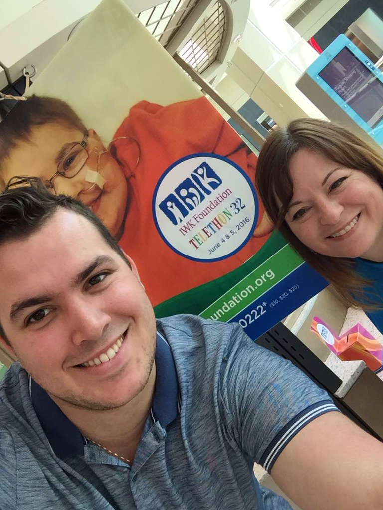 IdeasAtMODE's tweet image. Day 2 at @micmacmall taking your donations for #IWKTelethon. Come see Greg and Tanya on level 3!