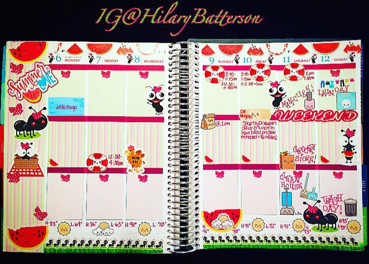 plannerglitter's tweet photo. Watermelon theme #erincondren #planneraddict #plannernerd #plannergeek #plannercommunity #plannerlove #plannergirl https://t.co/myhfV5Frp3