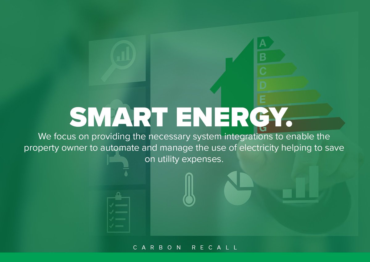 CARBONRECALL's tweet photo. Our #cleanenergy experts will help you migrate away from inefficient systems and towards a #smarterfuture! https://t.co/FcElv4tiNJ