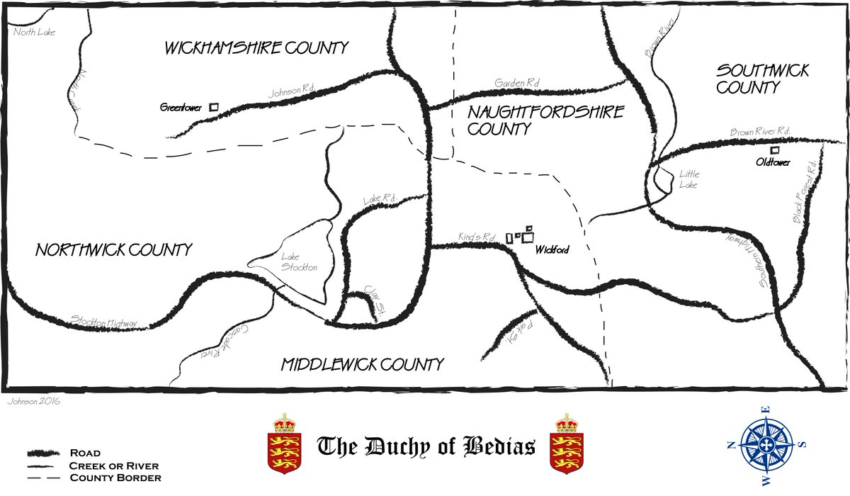 New Map of the Duchy of Bedias. #Micronations