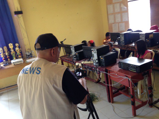 Pengambilan gambar dokumenter "Dari Desa Menembus Jagat Maya" produksi TVRI Lampung | tayang 080716