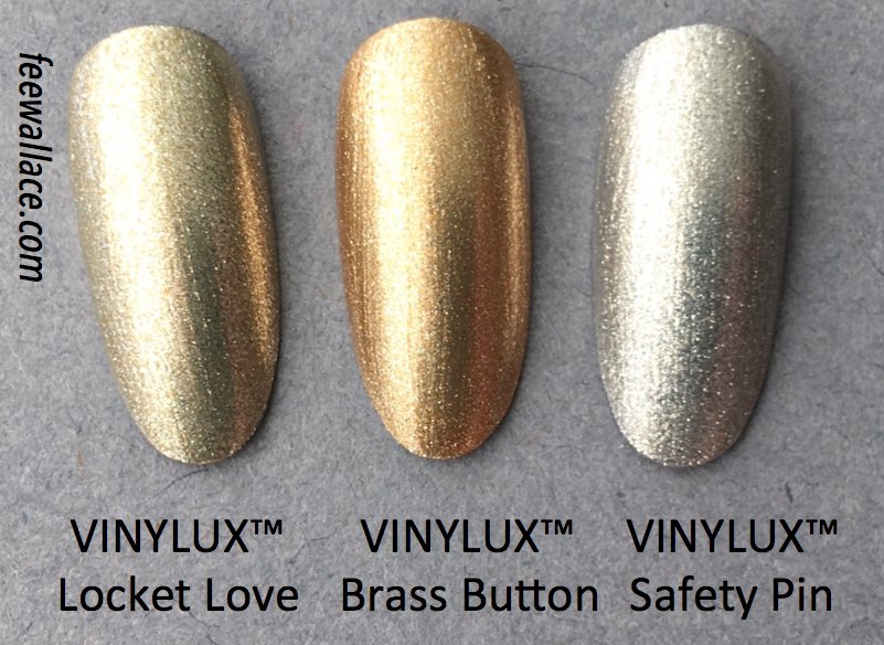 Fee_Wallace's tweet image. #cndcraftculture #VINYLUX #brassbutton Beautiful metallic gold! @CNDWorld @SweetSquared @SamanthaSweet