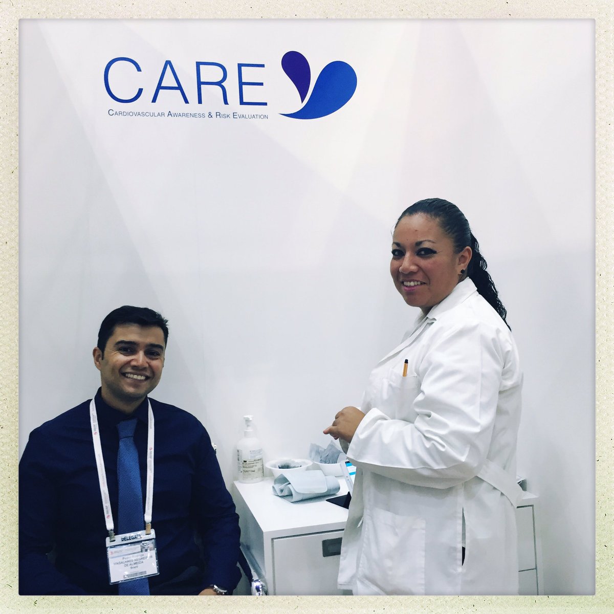 Very proud to run our <a href="/BePATIENT/">BEPATIENT</a> POP cardiovascular risk screening program on <a href="/sanofi/">Sanofi</a> booth at The #WCCMexico