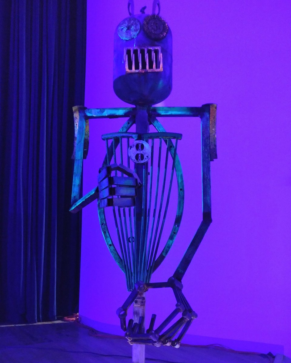 TheToolLibrary's tweet photo. Art show at the #VarsityTheatre on #BaileyAve in #UniversityDistrict! #sculpture #reuse #steampunk #Buffalo https://t.co/N1apwQIEgn