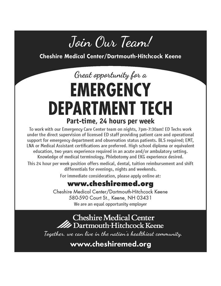 tatro_sarah's tweet image. Call/email if interested 603-354-5454 x2317/statro@cheshire-med.com #ERTECH  #EMS #ER #EDTECH