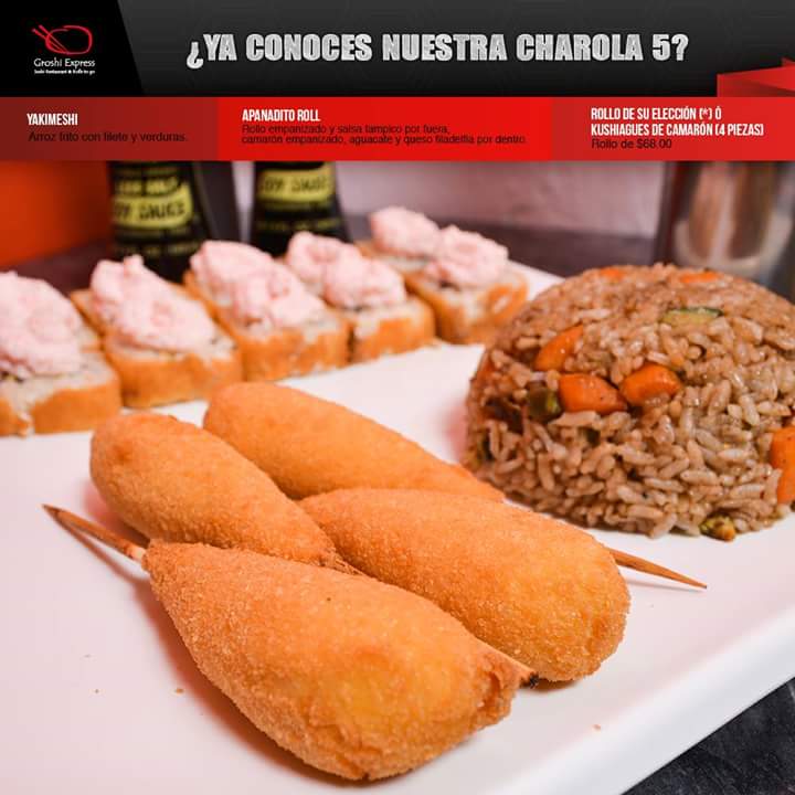 GroshiExpress's tweet photo. ¿YA PROBASTE NUESTRA CHAROLA 5? #charolas #groshiexpress https://t.co/aYXfkBT86A