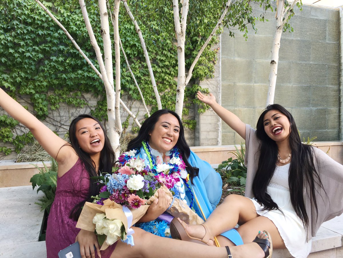 _justinepaige's tweet image. She's off to college 😭 Congrats Leika, we're so proud of you! Remember your Ate's will always be there 💙 #CPPbound