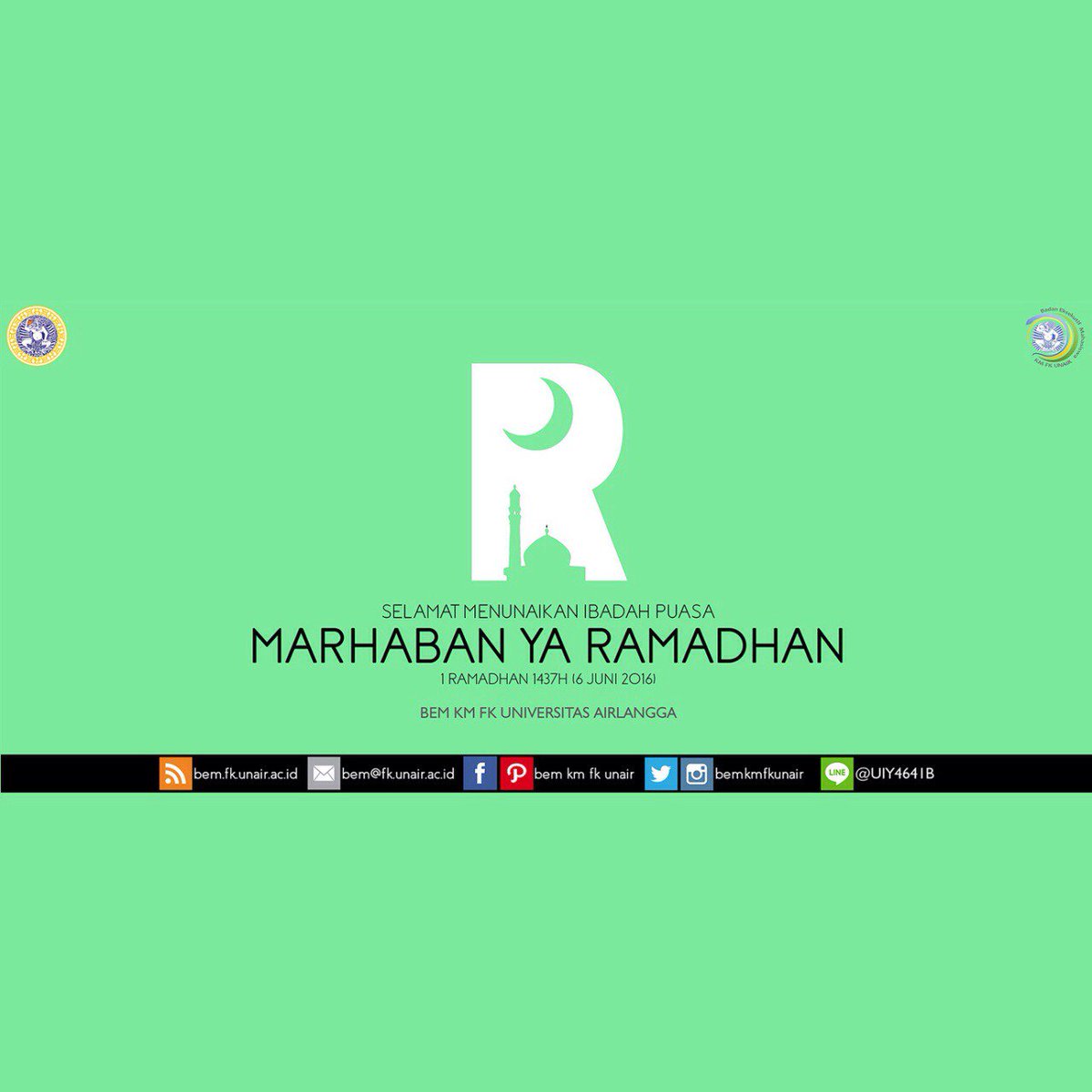 [BEM KM FK UNAIR]

mengucapkan

Selamat Menunaikan Ibadah Puasa
Marhaban Ya Ramadhan

#InspiratifBerkarya