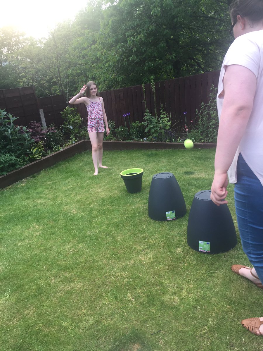 _questionwhy's tweet image. Take the bucket ball challenge Bounce the ball on top of 2 pots to make in land in 3rd.  #addictivefun #fundraiser