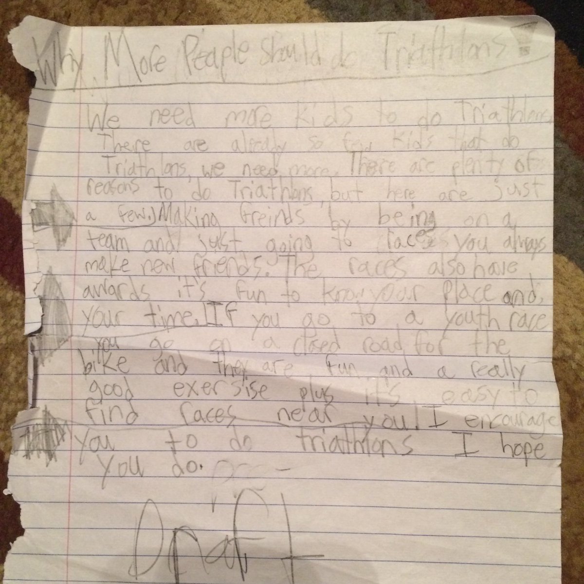 jspringe's tweet photo. Why More People Should do Triathlons! 9 yr old David
We need more kids to do Triathlons....@usatriathlon #decaclub https://t.co/EfbUueqx60