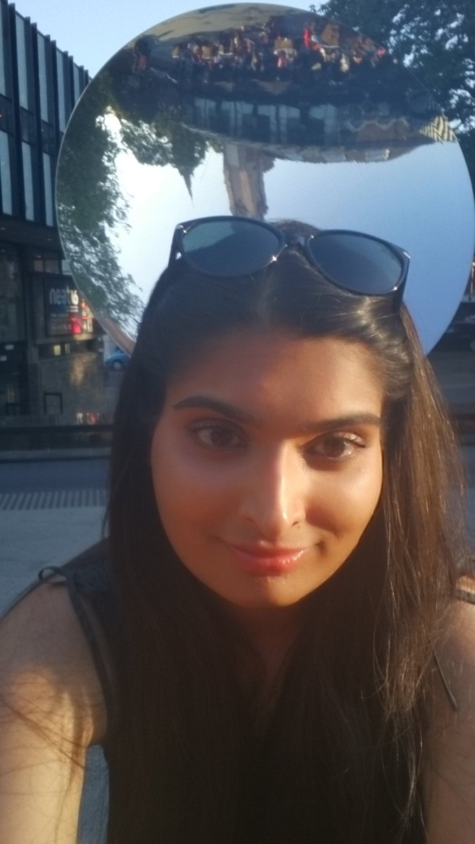MinderKAthwal's tweet photo. By the skymirror @NottmPlayhouse about to watch #CLOUDCUCKOOLANDERS #Nottingham https://t.co/MZ17vmDtuH