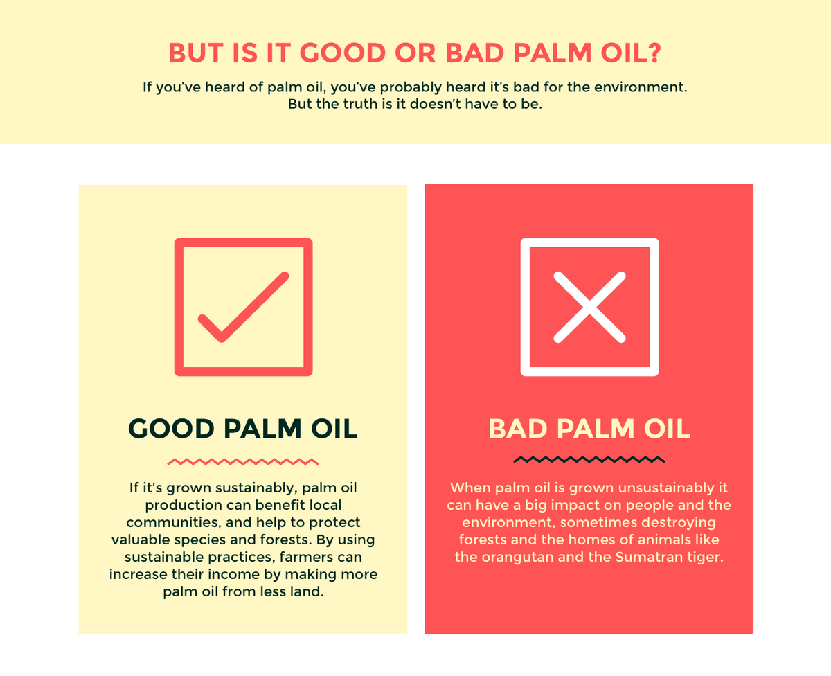 PalmOilProblems's tweet photo. The issue of Sustainable Palm Oil Is a hot topic. #goodbadpalmoil #palmoilproblems https://t.co/9wRgwp1QFs