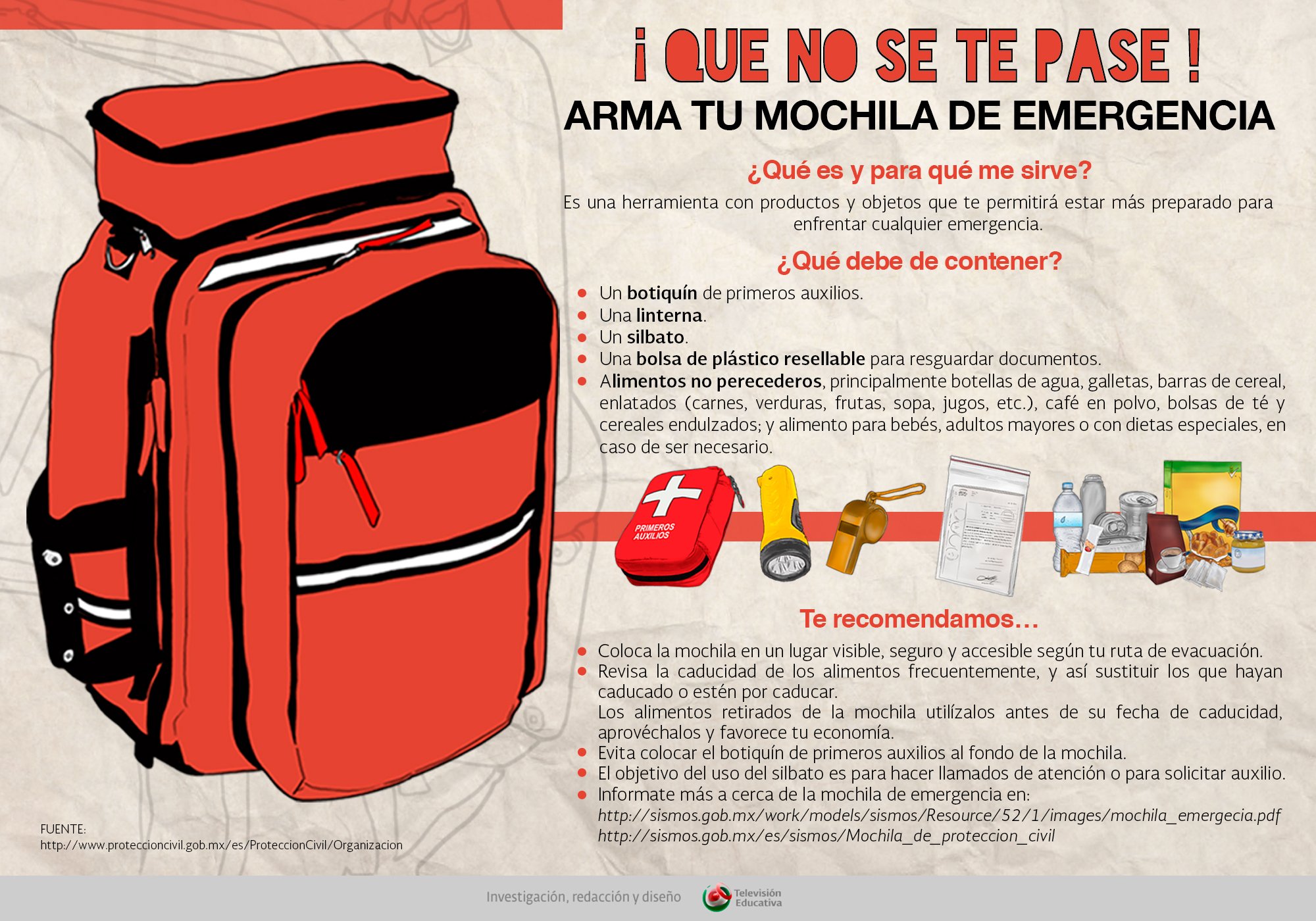 Mochila de emergencia pdf new arrivals