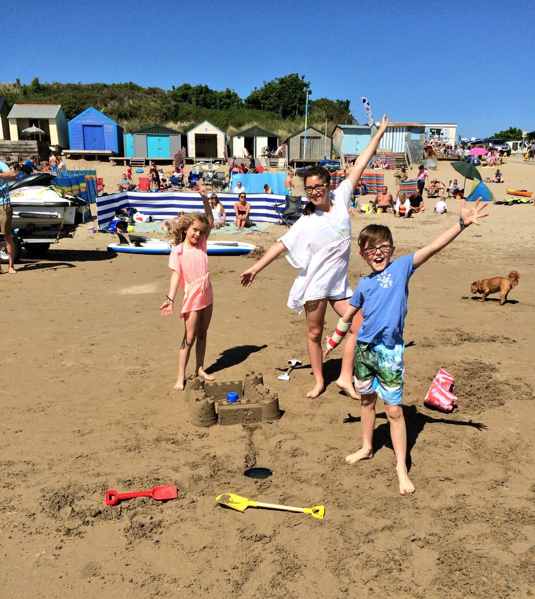 NeilRoworth's tweet image. The best sand castles are made in #abersoch #cymru
