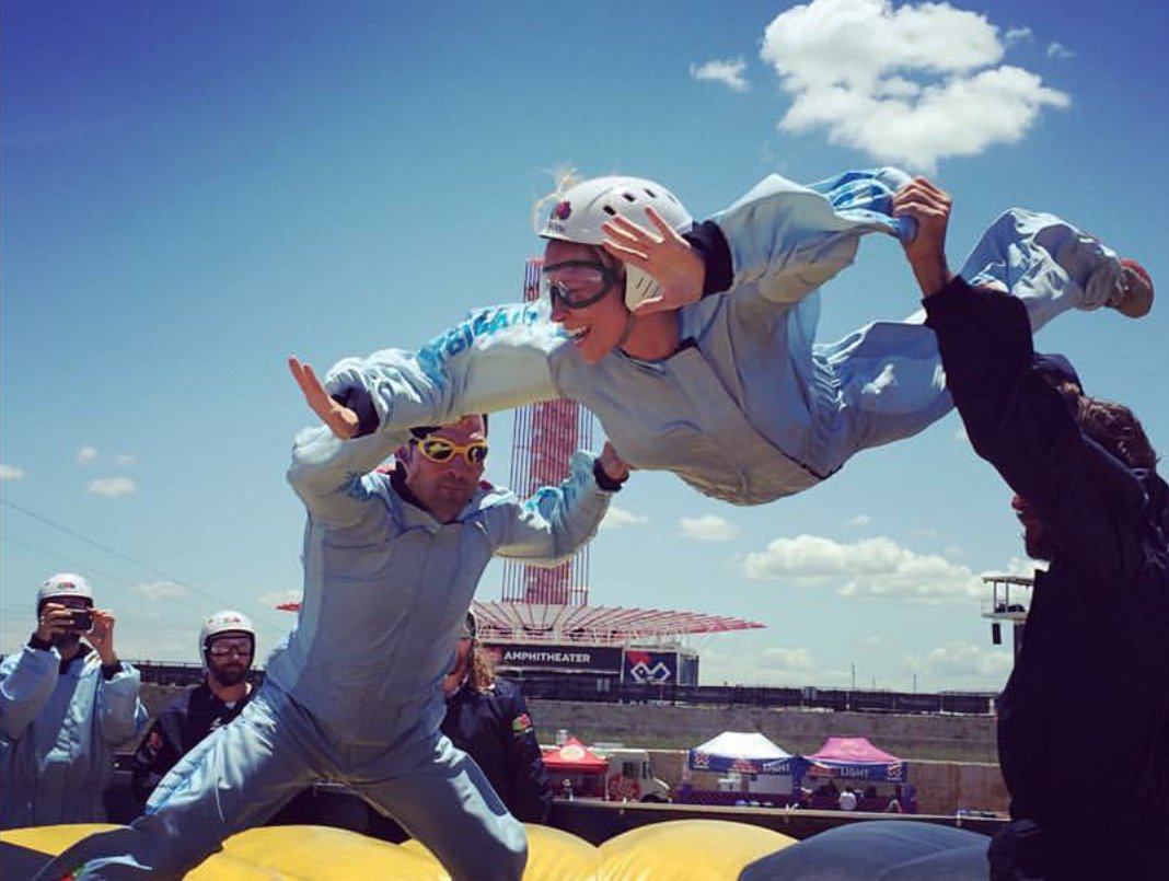 StrangeRituals_'s tweet photo. Even in between events, the fun never stops at  X Games #xgames #skydive #fruitoftheloom #texas https://t.co/YSa8nhNHej